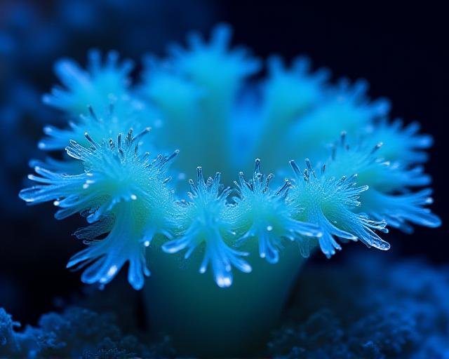 Close up of marine life thriving in deep ocean pressure, representing corporate resilience